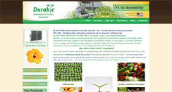 Desktop Screenshot of durablegrowingequipment.com